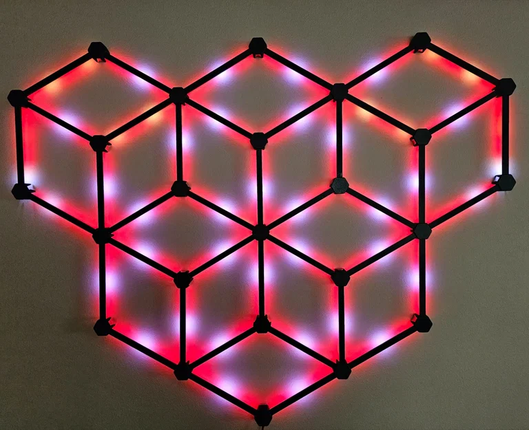 Chromance - RGB Wall Remix: Đèn treo tường LED thông minh tùy chỉnh - Image 2