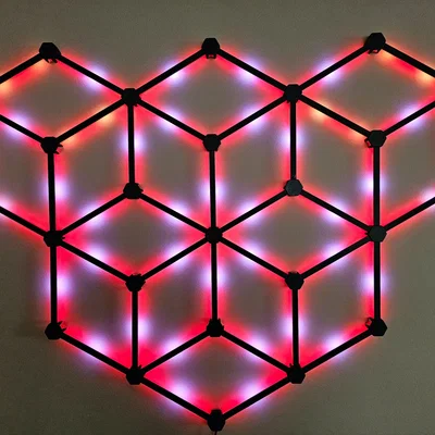 Chromance - RGB Wall Remix: Đèn treo tường LED thông minh tùy chỉnh