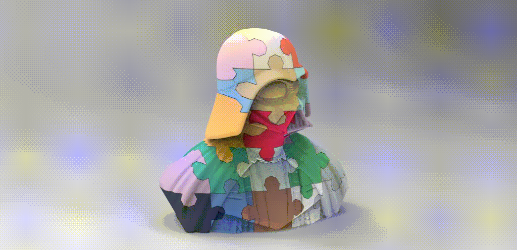 Mô hình Puzzle 3D Dark Vador - Image 1