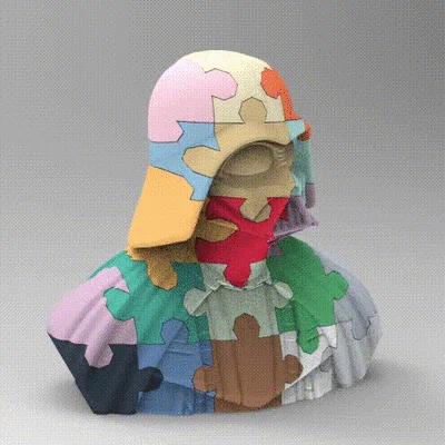 Mô hình Puzzle 3D Dark Vador