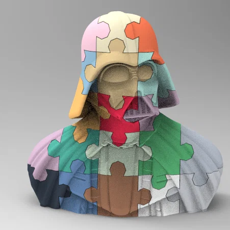 Mô hình Puzzle 3D Dark Vador - Image 3