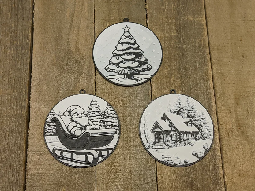 Giáng sinh #7 - Đồ trang trí cây thông Noel và quả cầu treo - Image 1