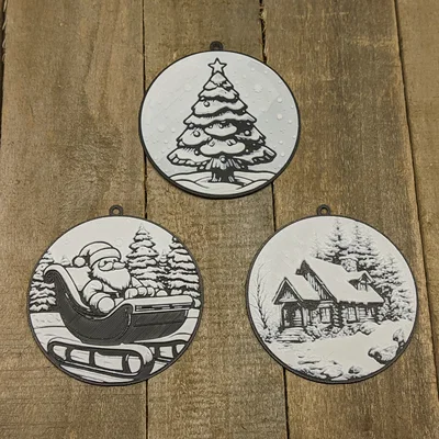 Giáng sinh #7 - Đồ trang trí cây thông Noel và quả cầu treo