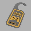 Bảng treo cửa "Gamer Zone" và "Do Not Disturb" in 3D cho game thủ - Thumbnail 7