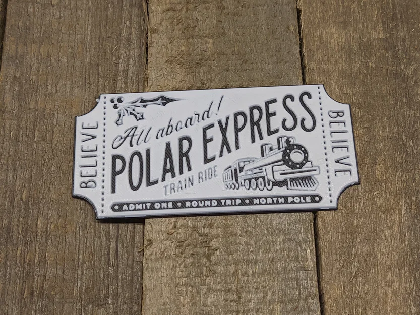 Giáng sinh #4 - Vé tàu Polar Express - Image 1