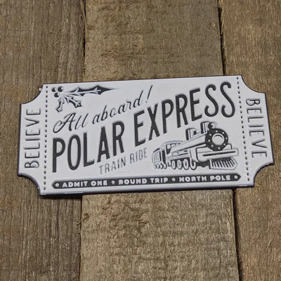 Giáng sinh #4 - Vé tàu Polar Express