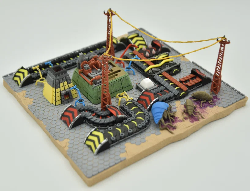 Mô hình tiểu cảnh Factorio ấn tượng cho tín đồ 3D Printing - Image 1