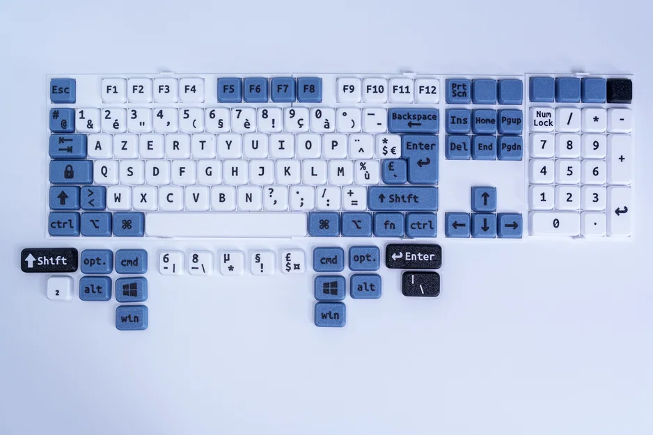 Bộ Keycaps MX đầy đủ N°1 - Hỗ trợ các chuẩn ISO-UK, ISO-FR, ANSI-US - Image 3