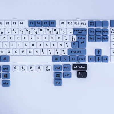 Bộ Keycaps MX đầy đủ N°1 - Hỗ trợ các chuẩn ISO-UK, ISO-FR, ANSI-US