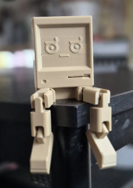 Mô hình Macintosh với chân cử động linh hoạt - Trang trí bàn làm việc - Image 2