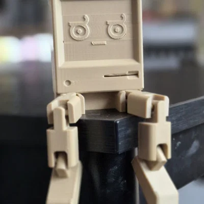 Mô hình Macintosh với chân cử động linh hoạt - Trang trí bàn làm việc