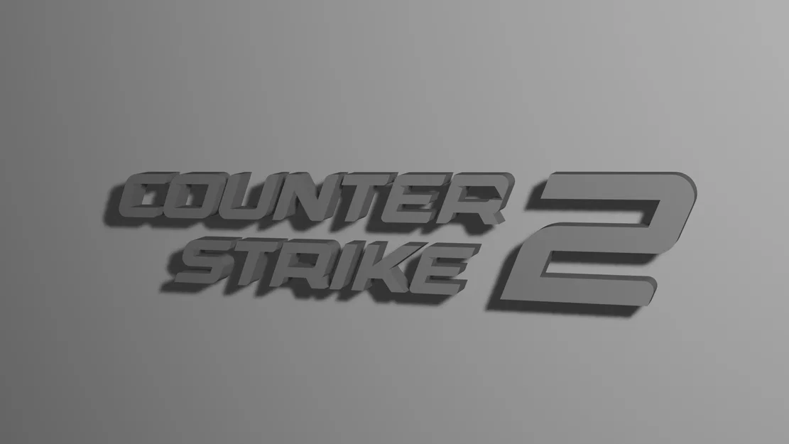 Mô hình 3D Logo Counter-Strike 2 (CS2) - Trang trí góc Gaming cực chất - Image 1
