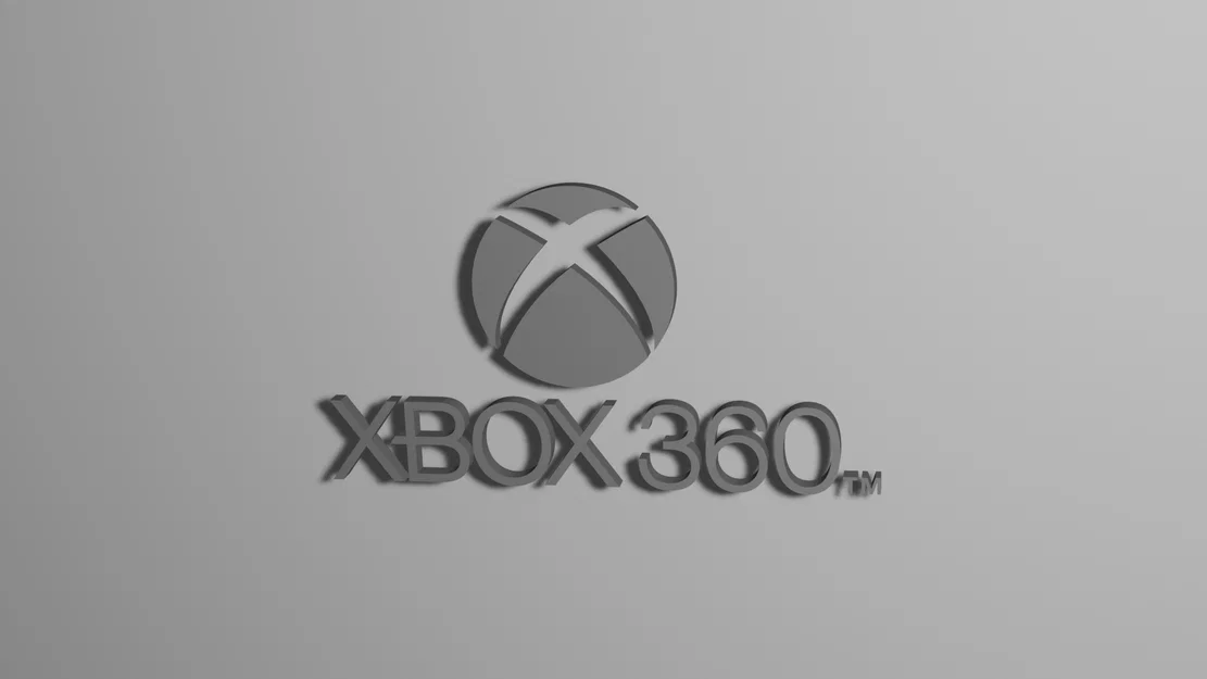 Mô hình trang trí 3D logo Xbox 360 tuyệt đẹp - Image 1