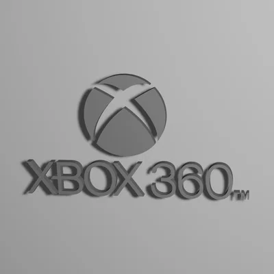 Mô hình trang trí 3D logo Xbox 360 tuyệt đẹp
