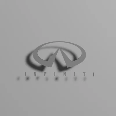 Mô hình logo Infiniti 3D tinh tế cho người yêu xe