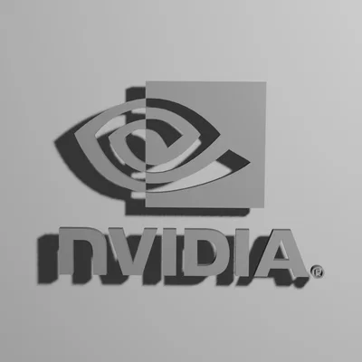 Mô hình logo Nvidia 3D trang trí góc máy tính ấn tượng