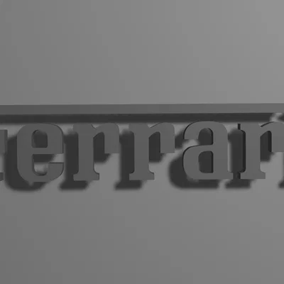 Tải mô hình logo Ferrari 3D đẹp mắt cho người yêu siêu xe