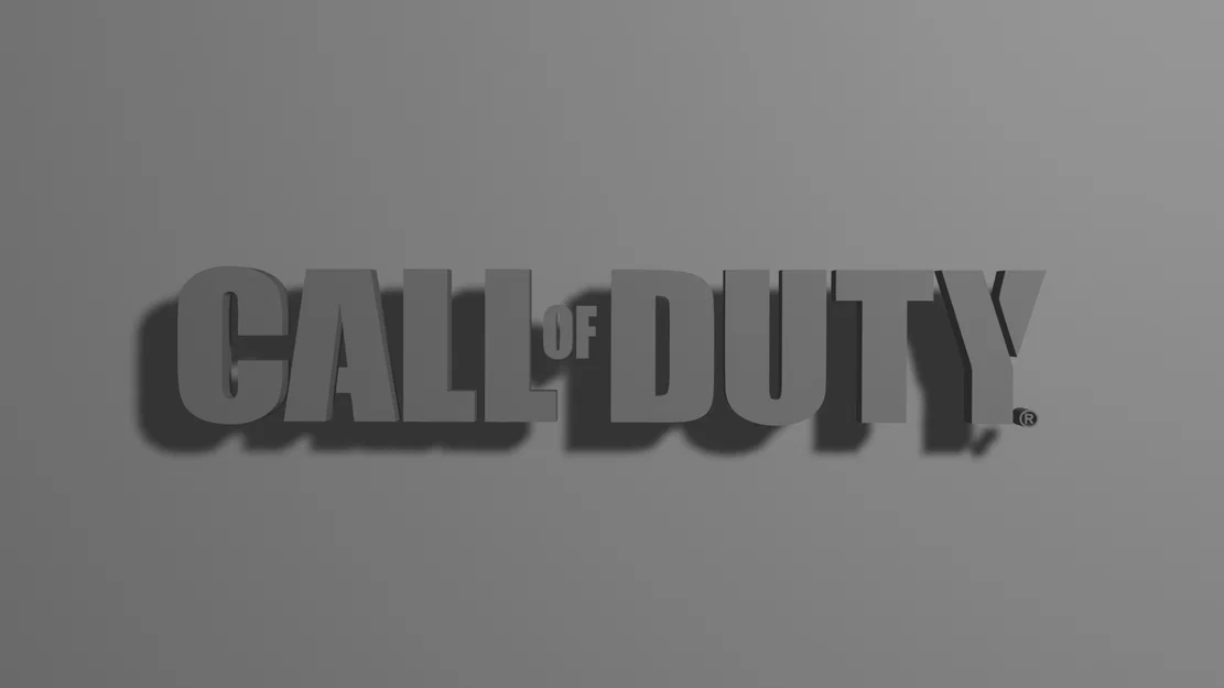 Mô hình trang trí 3D logo Call of Duty chất lượng cao - Image 1