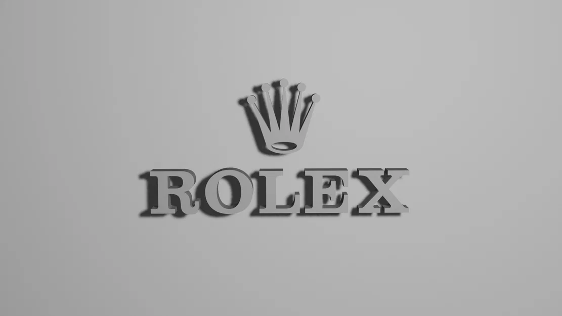Mô hình logo Rolex 3D trang trí độc đáo cho tín đồ đồng hồ - Image 1