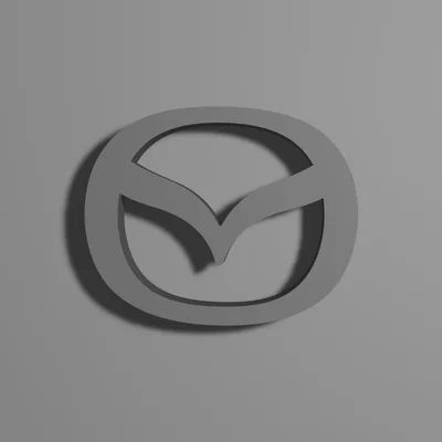 Mô hình logo Mazda in 3D cực chất - Phụ kiện trang trí cho người yêu xe