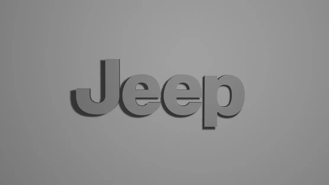Mô hình logo Jeep trang trí 3D tinh tế - Tải file STL miễn phí - Image 1