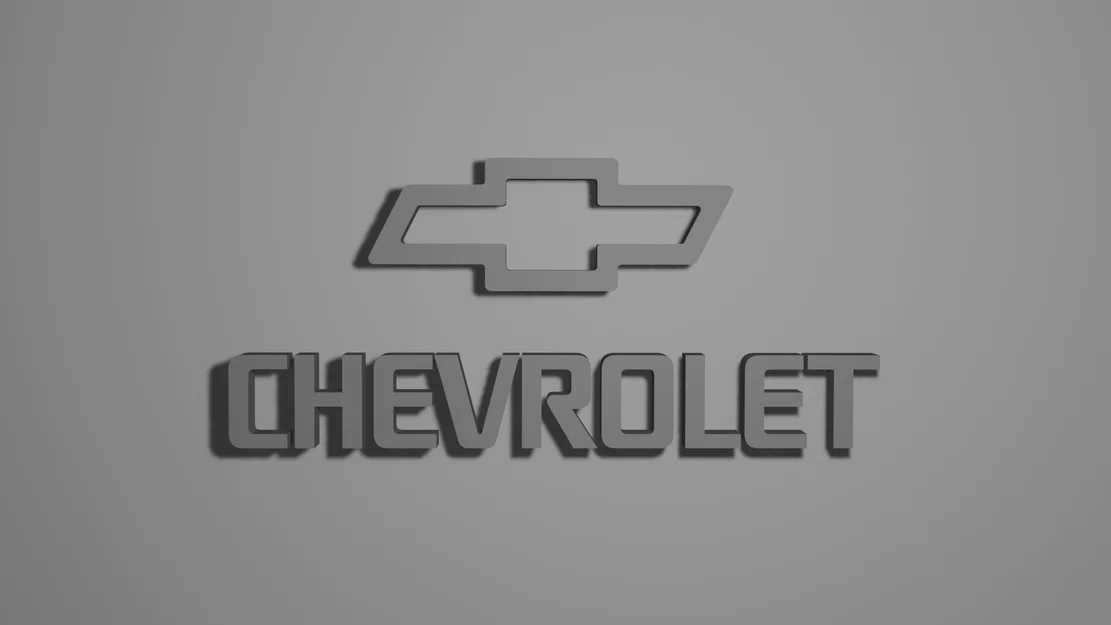 Mô hình Logo Chevrolet in 3D - Thiết kế trang trí đẹp mắt - Image 1