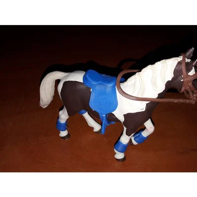Mẫu yên ngựa in 3D cho mô hình Schleich (Chất liệu TPU)