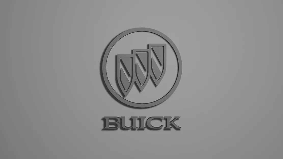 Tải mẫu in 3D logo Buick chi tiết - Thiết kế trang trí xe hơi đẹp - Image 1
