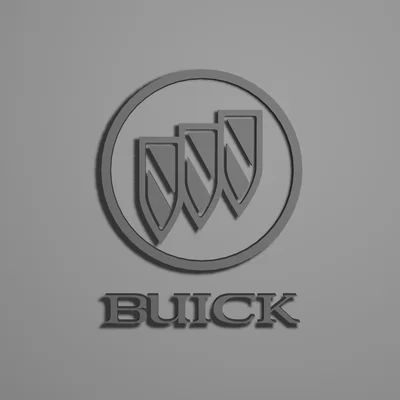 Tải mẫu in 3D logo Buick chi tiết - Thiết kế trang trí xe hơi đẹp
