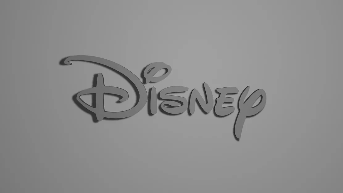 Mô hình logo Disney trang trí in 3D độc đáo - Image 1