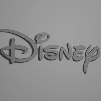 Mô hình logo Disney trang trí in 3D độc đáo