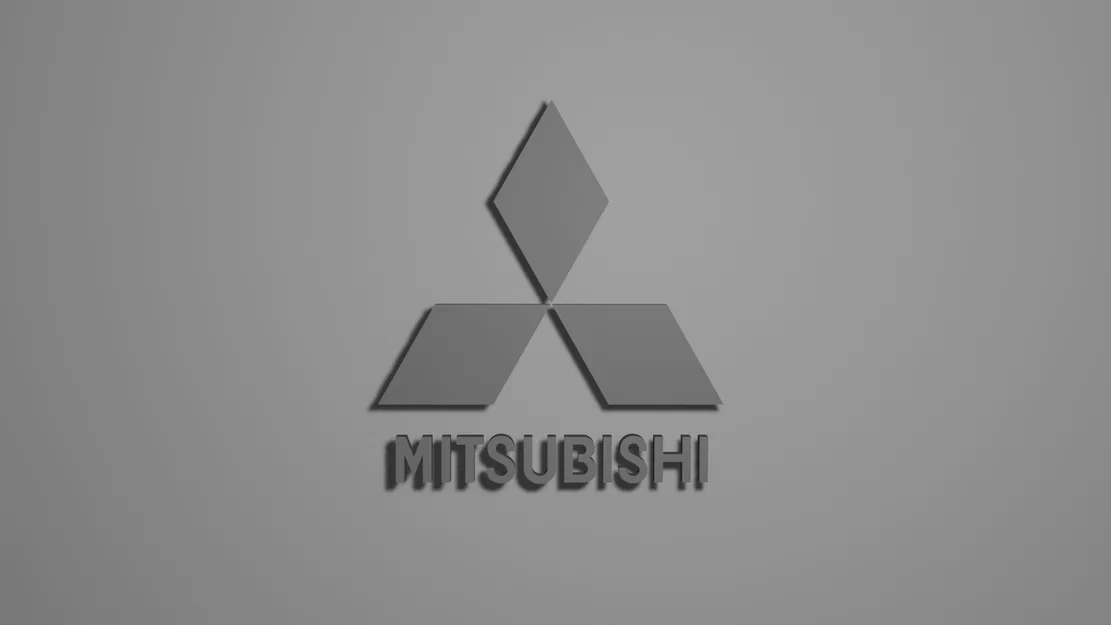 Mô hình logo Mitsubishi in 3D sắc nét - File thiết kế chất lượng - Image 1