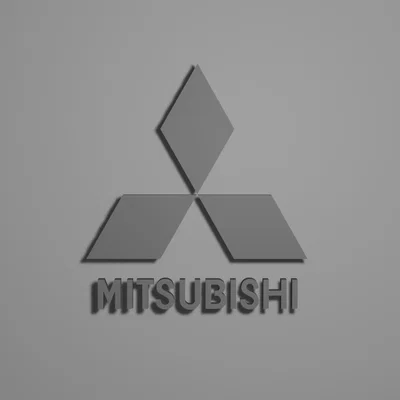 Mô hình logo Mitsubishi in 3D sắc nét - File thiết kế chất lượng