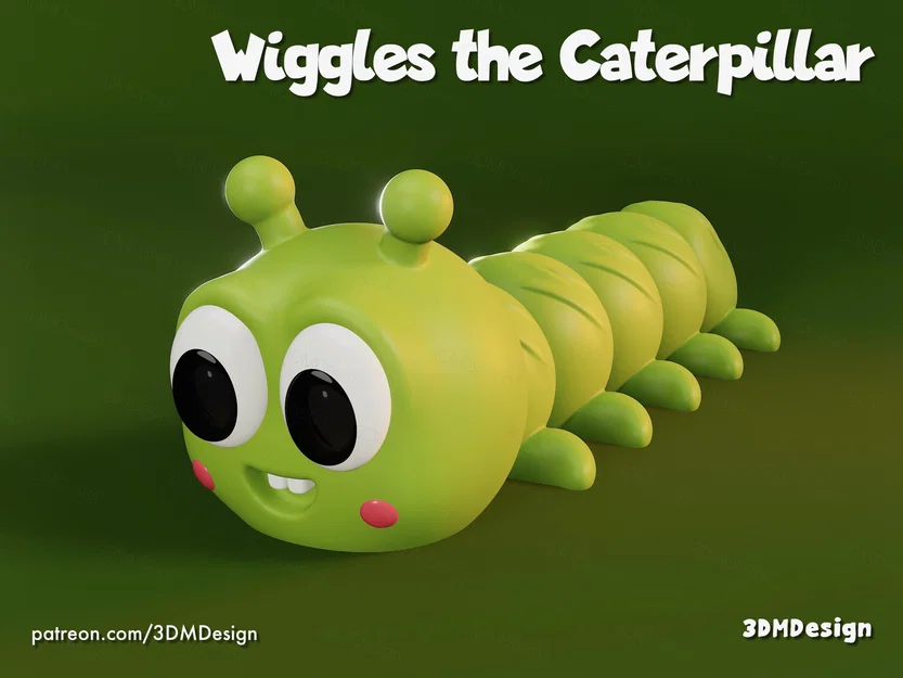 Wiggles the Articulated Caterpillar: Chú Sâu Khớp Nối Đáng Yêu - Image 1