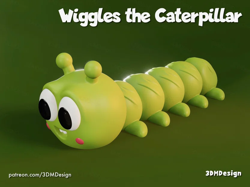 Wiggles the Articulated Caterpillar: Chú Sâu Khớp Nối Đáng Yêu - Image 3