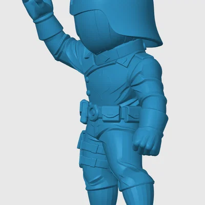 Mô hình 3D Cobra Commander phiên bản Chibi - Đồ chơi để bàn G.I. Joe