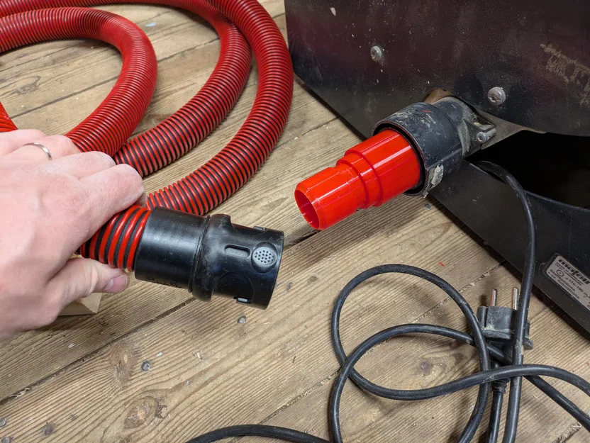 Bộ chuyển đổi hút bụi từ Mafell Erika 60 E sang Makita VC4210 - Image 2