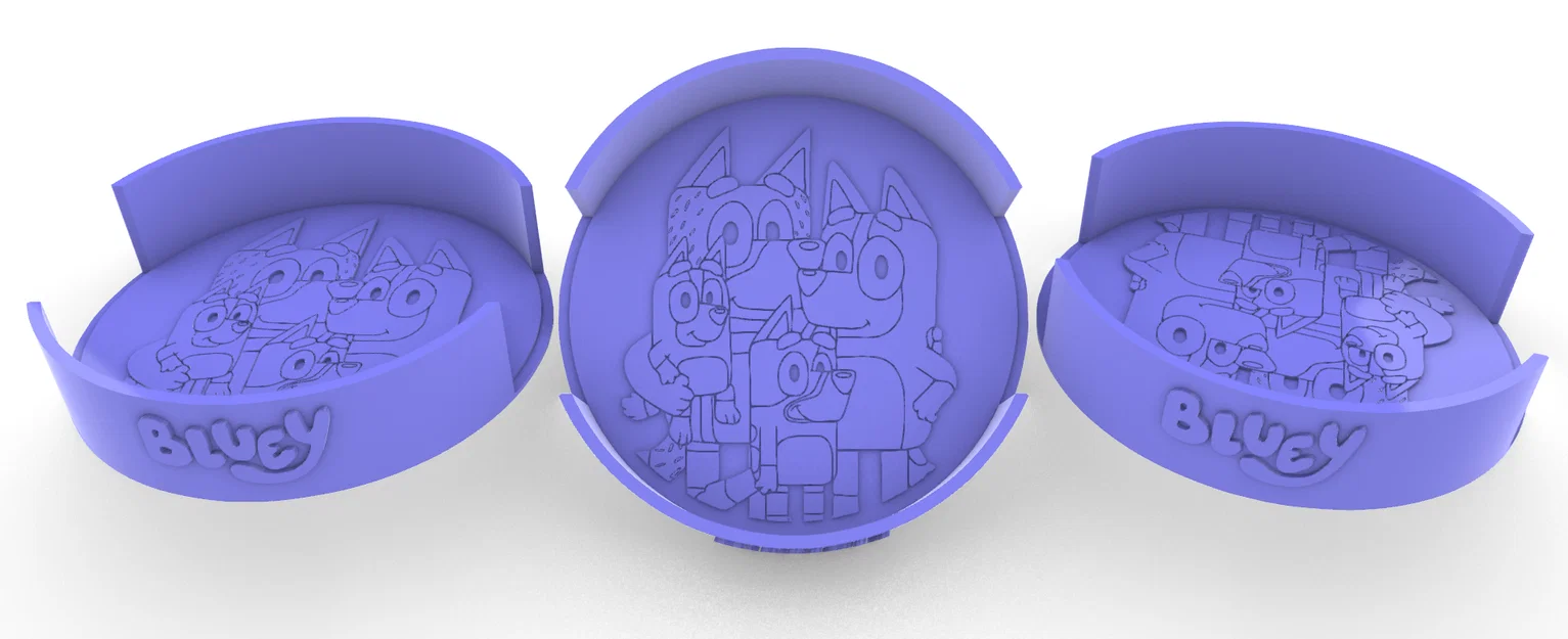 Kệ Đựng Miếng Lót Ly Bluey - Image 2