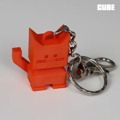 Móc khóa mèo Cali Cat - Phụ kiện in 3D dễ thương và độc đáo