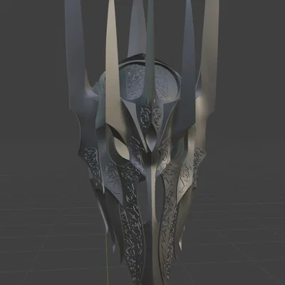 Mô hình mũ giáp Sauron in 3D dành cho fan Lord of the Rings