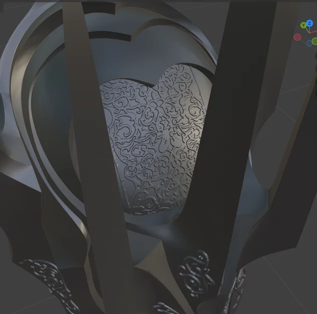 Mô hình mũ giáp Sauron in 3D dành cho fan Lord of the Rings - Image 3