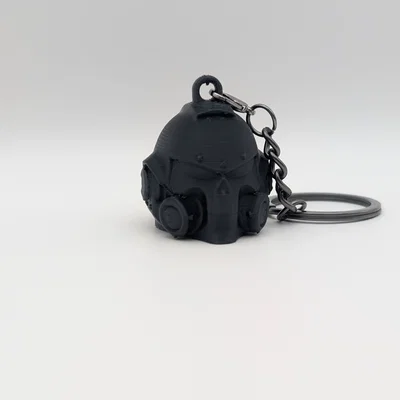 Móc khóa mô hình mũ Space Marine ấn tượng cho fan Warhammer 40k