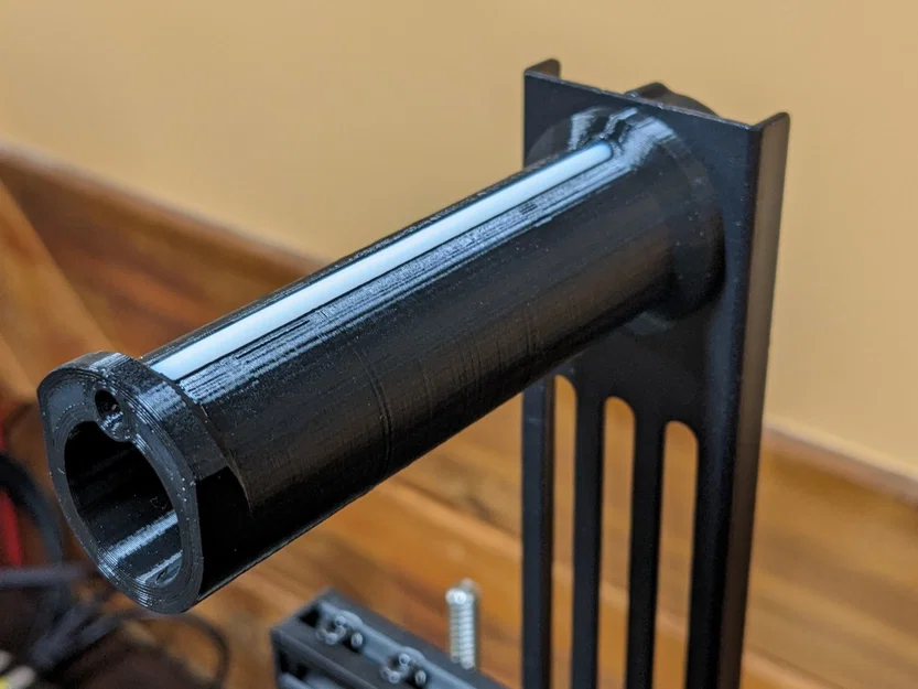 Ender 3: Giá đỡ cuộn chỉ gọn nhẹ, có khe chèn ống Teflon và trục kéo dài - Image 1