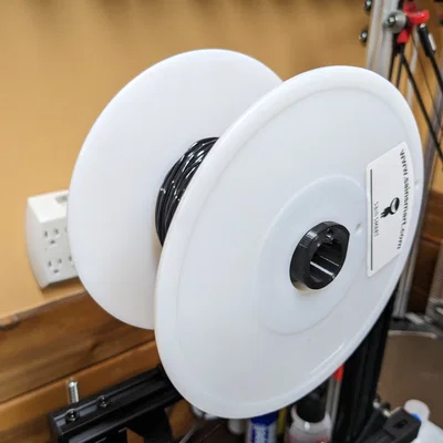 Ender 3: Giá đỡ cuộn chỉ gọn nhẹ, có khe chèn ống Teflon và trục kéo dài