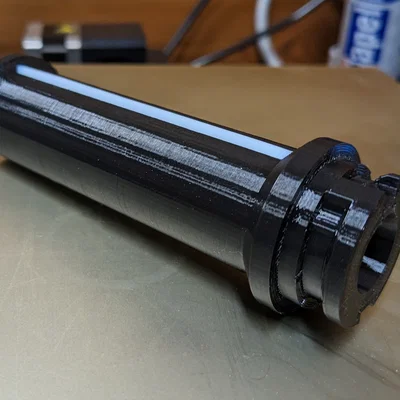 Ender 3: Giá đỡ cuộn chỉ gọn nhẹ, có khe chèn ống Teflon và trục kéo dài