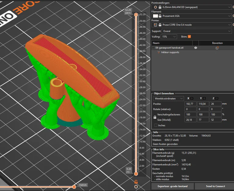 Tay cầm cửa gara cho bu lông 4.88mm - Image 3