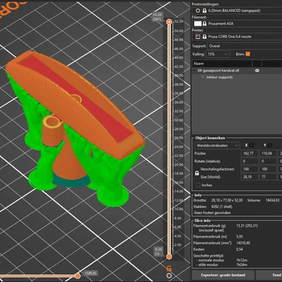 Tay cầm cửa gara cho bu lông 4.88mm