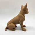 Tượng chú chó Boston Terrier đang ngồi - Thumbnail 4
