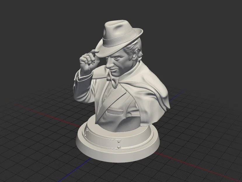 Mô hình 3D tượng bán thân nghệ sĩ Ayhan Işık sang trọng - Image 3