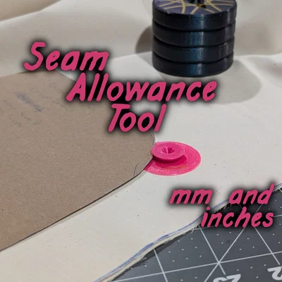 Bộ dụng cụ hỗ trợ vẽ đường may (Seam Allowance) - Hệ mét và hệ inch